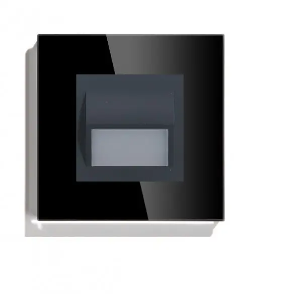 Spot LED 1W treapta negru