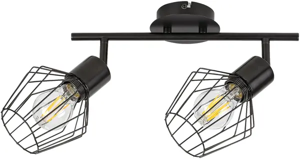 Spot Rabalux - Belano 3535, IP20, E27, 2 x 40W, negru