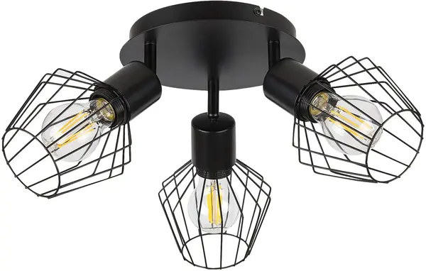 Spot Rabalux - Belano 3536, IP20, E27, 3 x 40W, negru