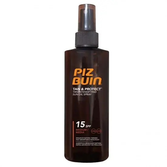 Spray accelerare bronz SPF15 Tan&Protect, Piz Buin | 150 ml