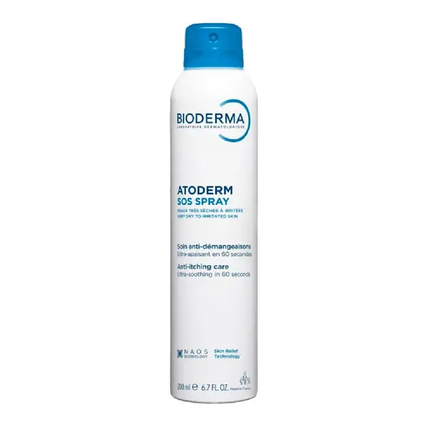 Spray anti-prurit Atoderm SOS, 200 ml, Bioderma