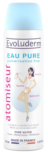 Spray apa pura pentru fata si corp, 50ml, Evoluderm