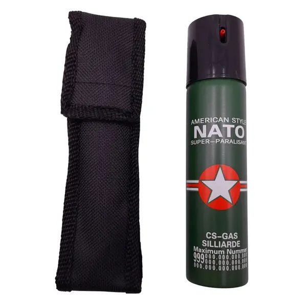 Spray cu piper DEPOX , Military Defense, dispersant, auto-aparare, verde, 110 ml