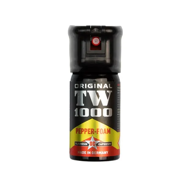 Spray cu piper DEPOX , TW-1000 Foam, spuma, auto-aparare, negru, 40 ml