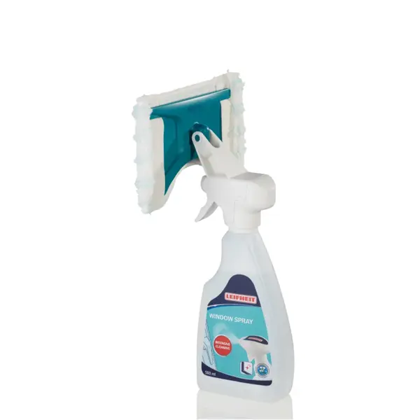 Spray curatare geamuri Leifheit pentru suprafete lucioase, mop Micro Duo, 500 ml