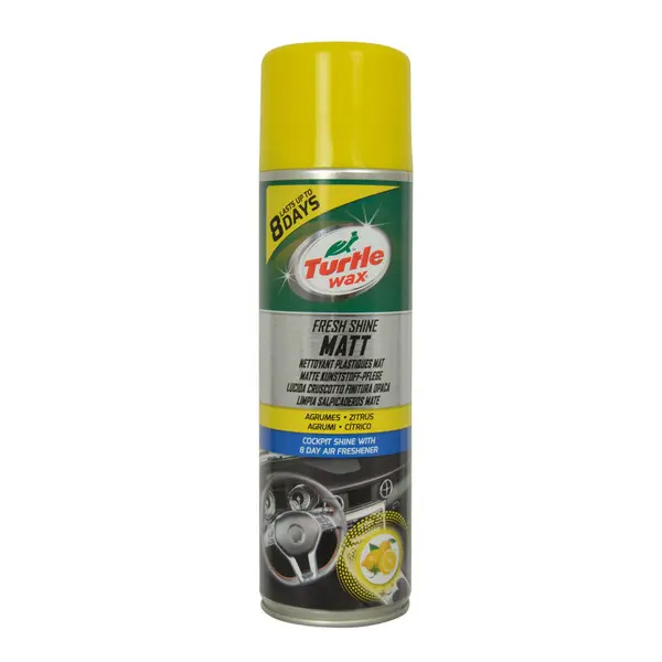 Spray curatare plastice, efect mat, TURTLE WAX Fresh Shine Matt 500ml