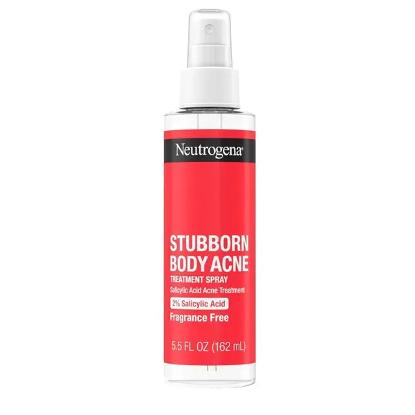 Spray de Corp, Neutrogena, impotriva Acneei, Previne Aparitia Eruptiilor Cutanate, Calmeaza si Hidrateaza, cu Acid Salicilic 2%, fara Parfum, 162ml