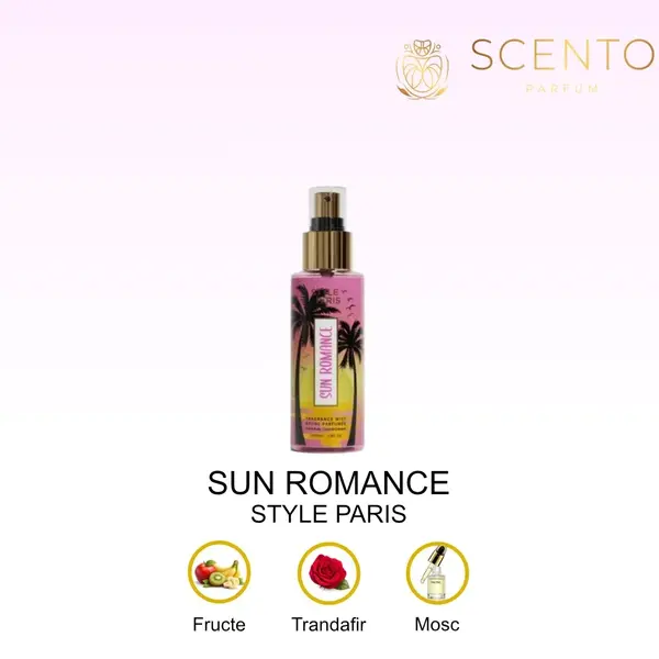 Spray de corp Sun Romance - Style Paris, 100 ml