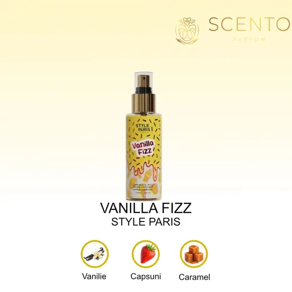 Spray de corp Vanilla Fizz - Style Paris, 100 ml