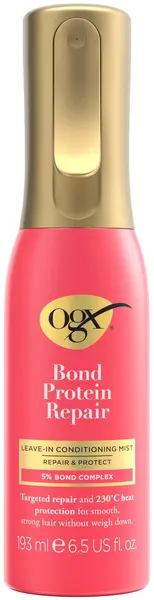 Spray de protecție pentru păr OGX Bond Protein Repair, 193 ml