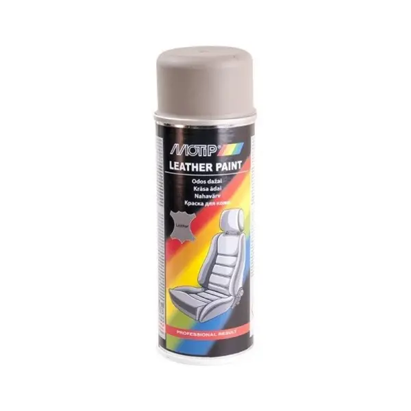 Spray de vopsea pentru piele MOTIP Bej/Gri 200ml