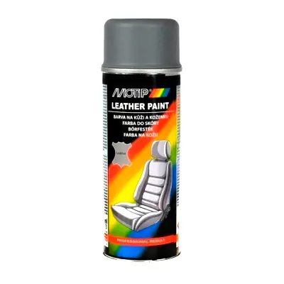 Spray de vopsea pentru piele MOTIP Gri 200ml
