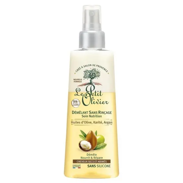 Spray Hranitor pentru Descurcarea Parului cu Ulei de Masline, Shea si Argan Le Petit Olivier