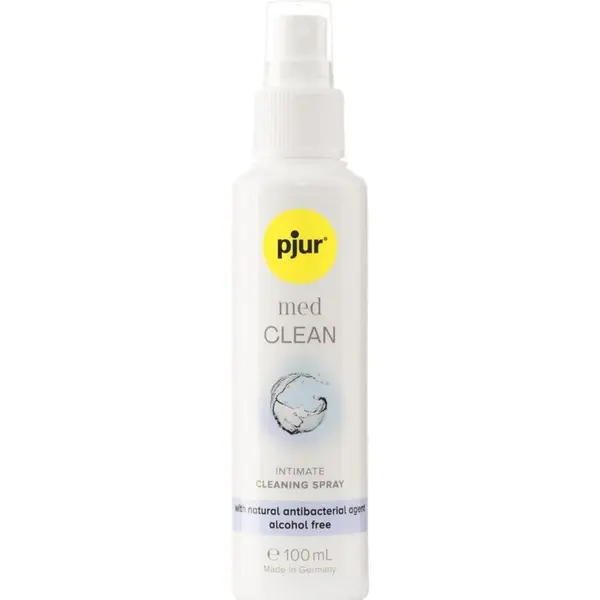 Spray igienizant Pjur – MED Cleaner fără alcool, pentru curățarea delicată a pielii și zonei intime, 100 ml