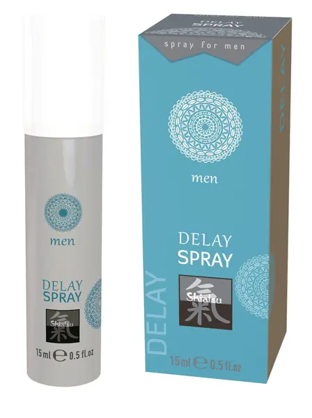 Spray intim pentru Hot - Shiatsu Delay, cu efect de întârziere a ejaculării, 15ml