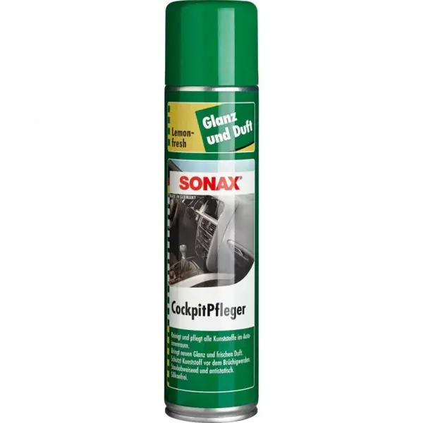 Spray intretinere materiale plastice interior cu aroma Lemon Fresh SONAX 400ml