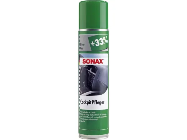 Spray intretinere materiale plastice interior cu aroma New Car SONAX 400ml