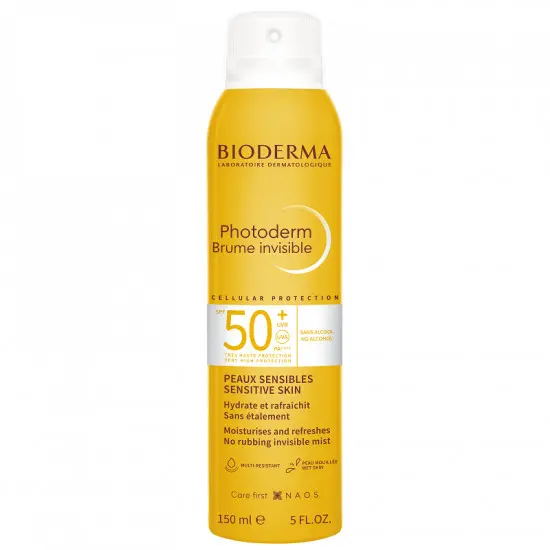 Spray invizibil cu SPF50+ Photoderm Brume, 150 ml, Bioderma