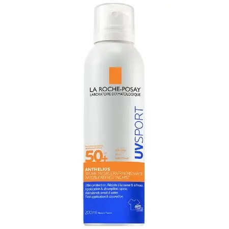 Spray Invizibil de Corp cu Protectie Solara SPF 50+ Anthelios UVSport, 200 ml – La Roche-Posay