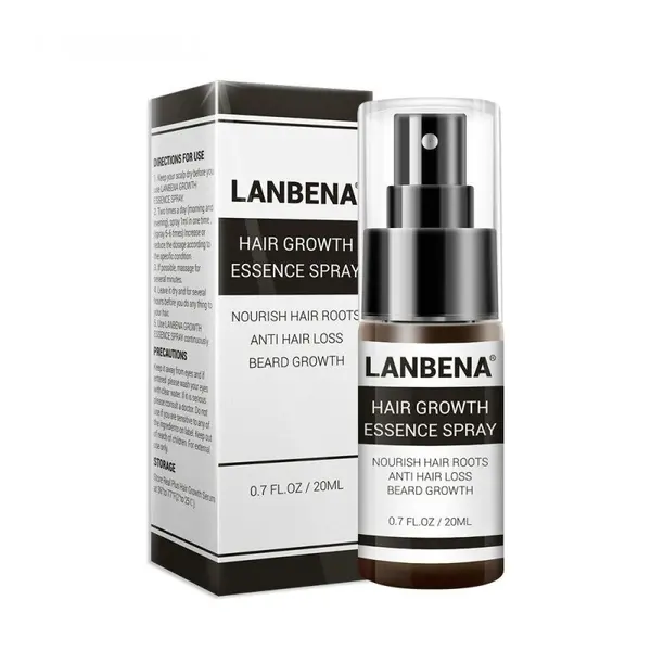 Spray, Lanbena, Growth Essence, impotriva Caderii Parului, 100% Natural, 20ml