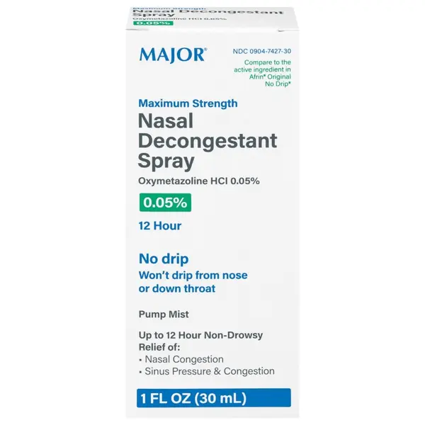 Spray Nazal, Major Pharma, Nasal Decongestant Spray, cu HCI 0.05, Reduce Congestia Nazala, 30ml