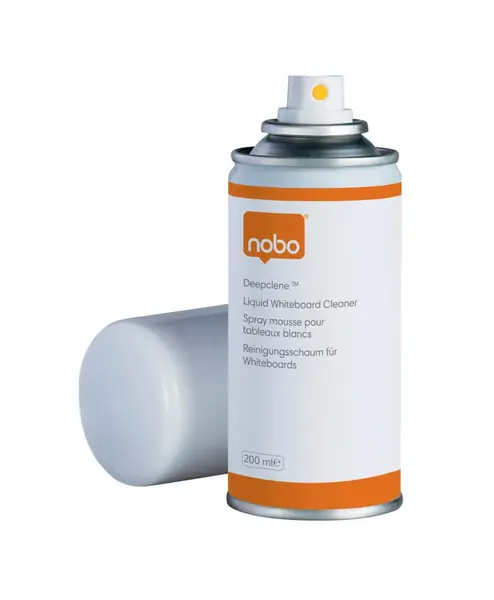 Spray NOBO Deepclene, lichid, pentru curatare table si flipcharturi, uz saptamanal, 150 ml Spray NOBO Deepclene, lichid, pentru curatare table si flipcharturi, uz saptamanal, 150 ml