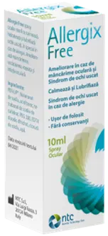 Spray ocular Allergix Free, 10ml, NTC