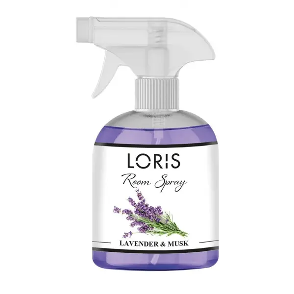 Spray odorizant de camera, Lavanda si Mosc, Loris, 500 ml