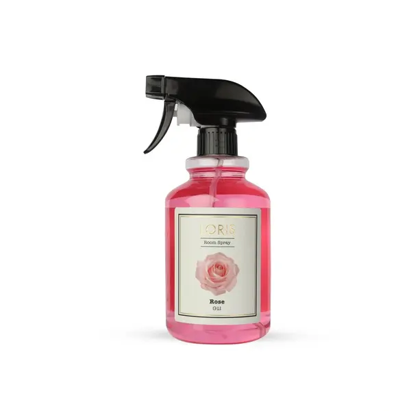 Spray odorizant de camera, Trandafir, Loris, 500 ml