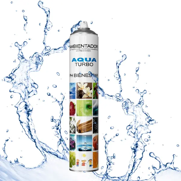 Spray odorizant profesional pentru camera Turbo Spray 750ml - Aqua