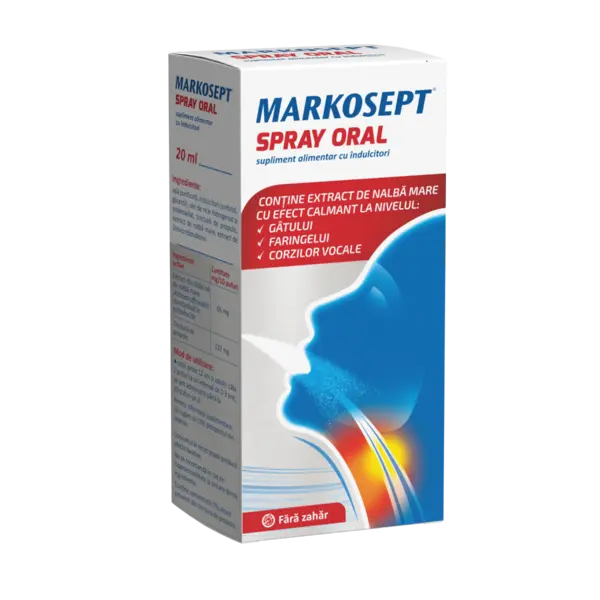 Spray oral Markosept, 20ml, Fiterman