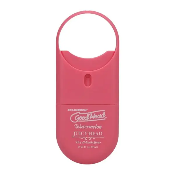 Spray pentru sex oral GOODHEAD Juicy Head Watermelon - Dry Mouth, stimulează salivarea, aromă de pepene, 9 ml