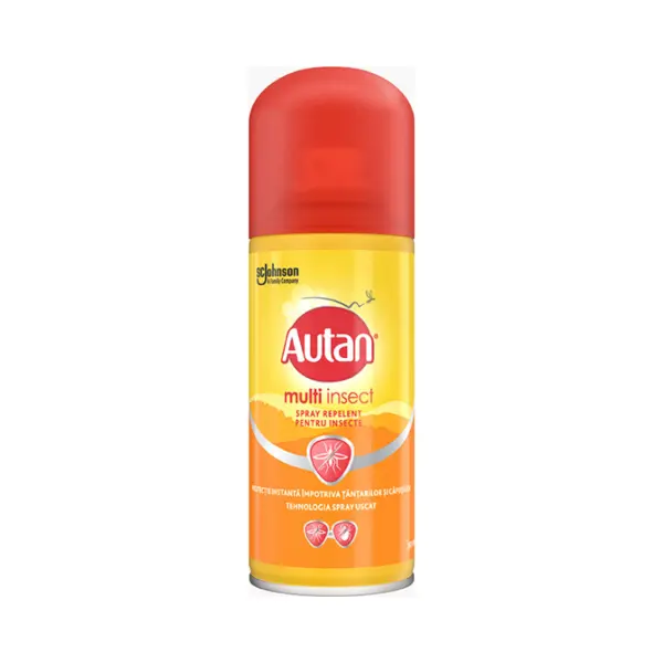Spray repelent anti-tantari Multi Insect, 100 ml, Autan