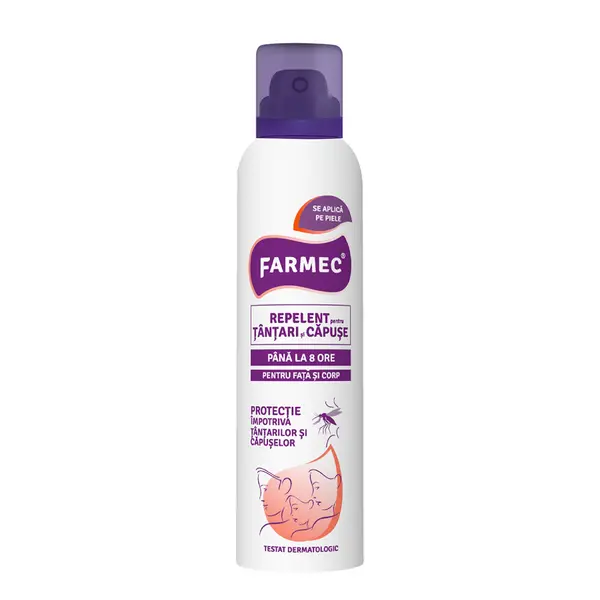 Spray repelent pentru tantari si capuse, 150ml, Farmec