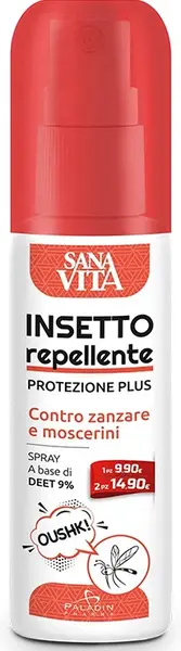 Spray Repellent Insetto Sanavita, 100 ml, Paladin Pharma