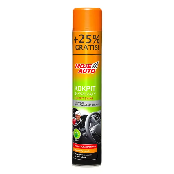 Spray silicon de bord lucios cu aroma de mar verde MOJE AUTO 750ml