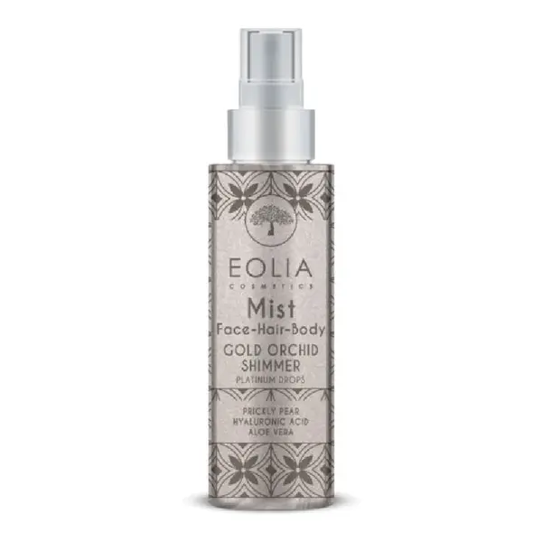Spray stralucitor de Fata, Par si Corp Platinum Drops, 150 ml, Eolia