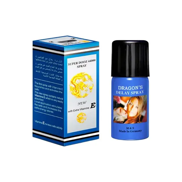 Spray SUPER DOOZ 44000, ajută la întârzierea ejaculării, cu vitamina E, fără parfum, fără gust, 45 ml