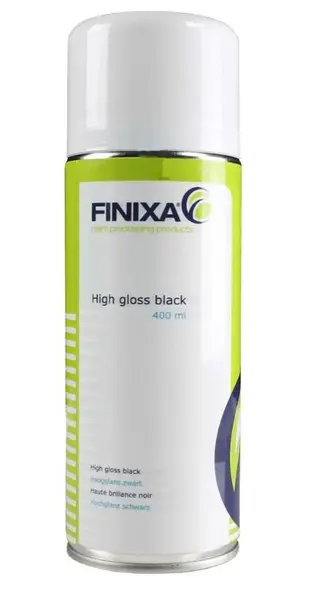 Spray ultra lucios negru 400ml FINIXA