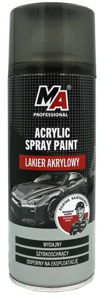 Spray vopsea acrilica negru mat, 400 ml