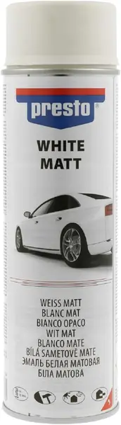 Spray vopsea alb mat PRESTO 500ml