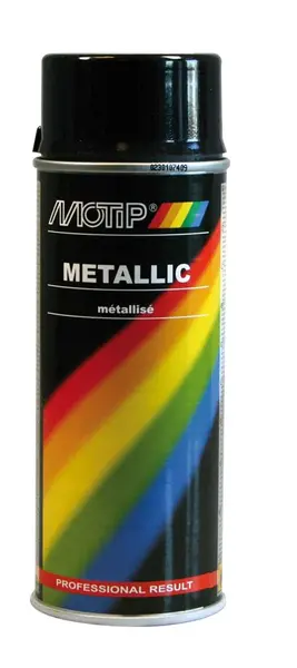 Spray vopsea negru metalizat MOTIP 400 ml