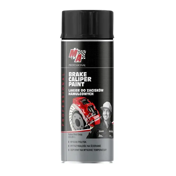Spray vopsea pentru etrieri, culoare neagra, MA PROFESSIONAL 400ml
