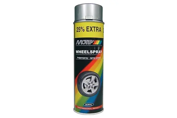 Spray vopsea pentru jante, argintiu, MOTIP 500ml