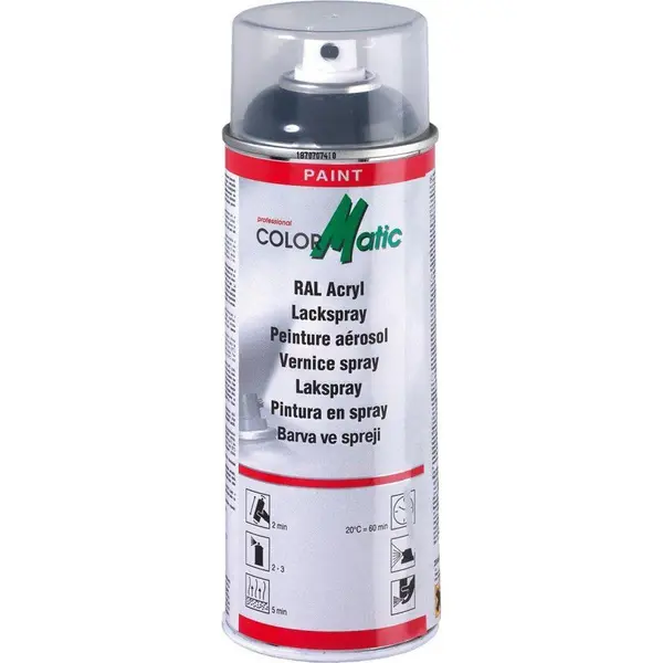 Spray vopsea RAL 9005 Deep Black Negru COLORMATIC 400ml