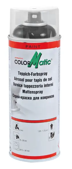 Spray vopsit covorase auto, culoare neagra, COLORMATIC 400ml
