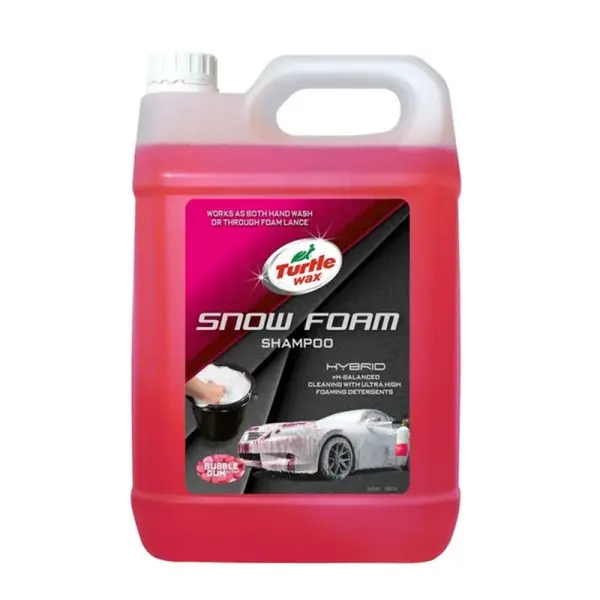 Spuma activa cu aroma TURTLE WAX Snow Foam Shampoo Bubble Gum 2.5L