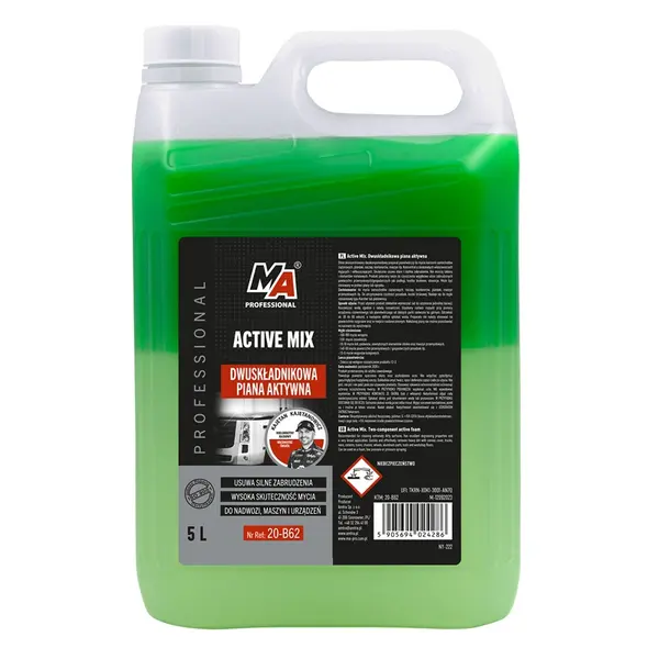 Spuma activa mix, bicomponenta, foarte puternica MA PROFESSIONAL 5L