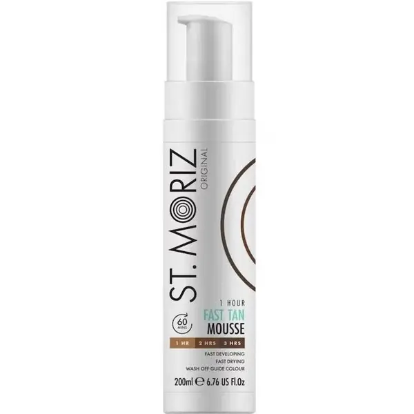 Spuma autobronzanta pentru bronz rapid Fast Tanning, 200ml, St. Moriz