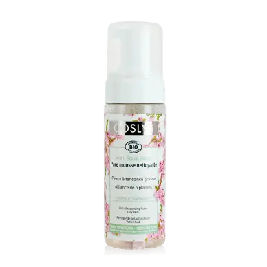 Spuma bio de curatare fara sapun pentru ten gras cu salvie si iedera, 150ml, Coslys